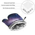 thumbnail image 6 of Daiia Planets Stars And Galaxies1 Pattern Oven Mitts and Pot Holders 4 pcs Set,High Heat Resistant 500 Degree Extra Thicken Long Kitchen Cotton Oven Glove, 6 of 6