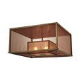 thumbnail image 2 of Meyda Tiffany 125237 24.5" Square Quadrato Umador Flush Mount Ceiling Fixture - Mica, 2 of 4