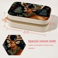 thumbnail image 5 of Elk Revival Velvet Portable Jewelry Organizer with Removable Compartment – Necklace Holder, Earring Organizer, and Jewelry Boxes - Gift, 5 of 7