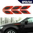 thumbnail image 3 of Car Reflective Trim Door Side Marker Stickers Car Door Edge Exterior Guard Stickers Accessories Set of 6, 3 of 5