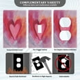 thumbnail image 5 of IAUYY Retardant PC Material Unused Outlet Cover Switch Plate Covers Easy DIY Installation with Screws Light Switch Cover Plate A Pure Heart, 5 of 9