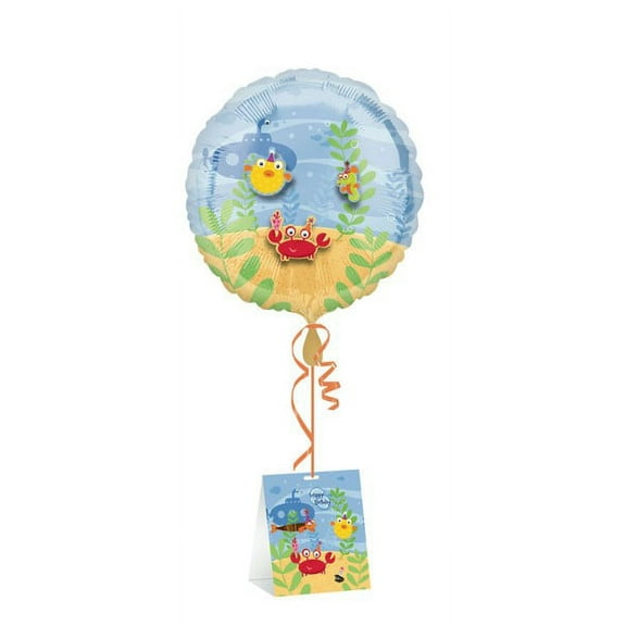 Ocean Nautical Customizable Foil Mylar Balloon (1ct)