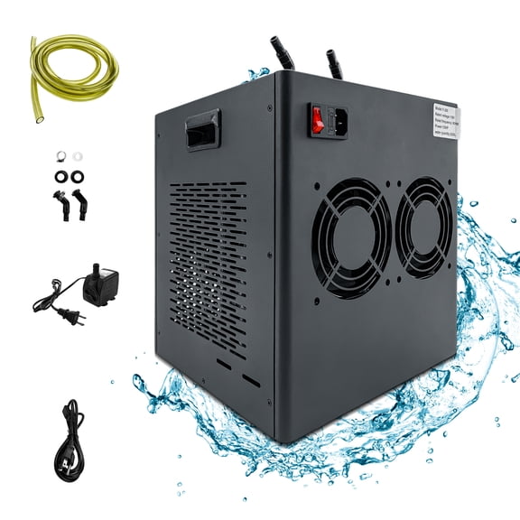 iMeshbean 300L 1/3HP Aquarium Chiller Ice Bath Water Chiller Hydroponic Fish Tank Cooler