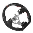thumbnail image 2 of Steering Wheel Carbon Fiber Steering Wheel Flat Bottom Steering Wheel Steering Wheel For  Steering Wheel Replacement Custom Carbon Fiber Steering Wheel Nappa Perforated Leather Fit, 2 of 8