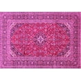 thumbnail image 1 of Ahgly Company Indoor Rectangle Medallion Pink Traditional Area Rugs, 5' x 8', 1 of 4