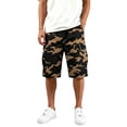thumbnail image 6 of Homeyce Men's 3/4 Length Cargo Shorts Elastic Waist Big and Tall Below Knee Shorts with Multi-Pockets Long Capri Below the Knee 3/4 Pants Outdoor Quick Dry Breathable Hiking Fishing Pants,Brown M, 6 of 6