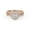 Rose Gold, variant on Infinity Halo Solitaire Bridal Set Ring for Women, 1.10 Carat (ctw) Round Cut Lab Grown Diamond Engagement Wedding Ring In 14K White Gold Over Sterling Silver F-G-H, SI Quality Ring Size-4