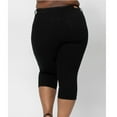 thumbnail image 4 of JUDY BLUE PLUS SIZE MID-RISE BLACK SKINNY CAPRI JEANS, 4 of 4