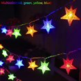 thumbnail image 3 of 1 juego de luces de cadena de estrellas Luces de estrellas de Navidad USB 50 LED 5m Luces de hadas, 3 of 3