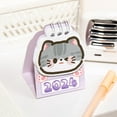 thumbnail image 2 of CSChome Cartoon Desk Calendar Desk Calendar Cute Cartoon Design Portable Space-Saving Coil Planner for Daily Organization, 2 of 7