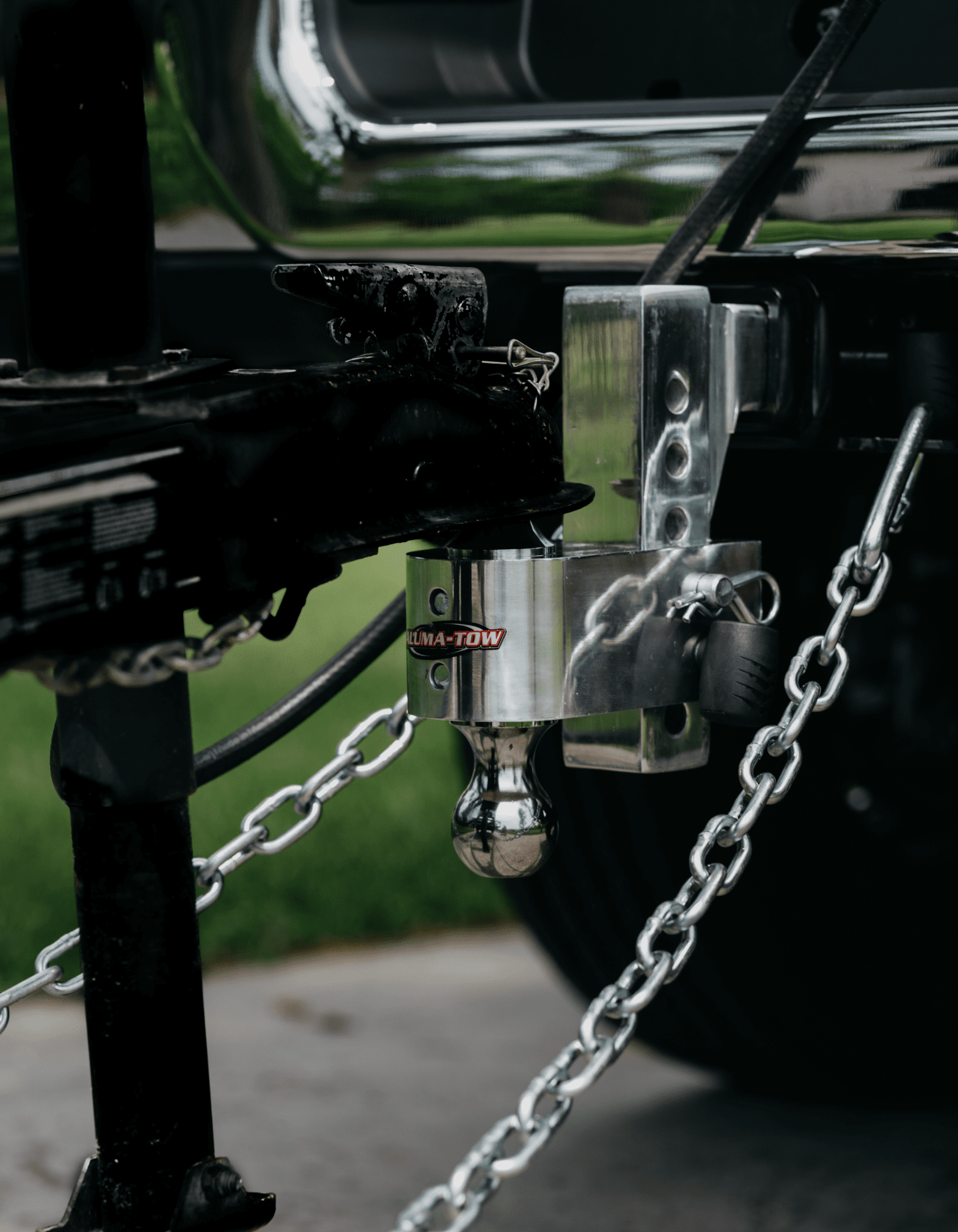 Aluma-Tow - 6" Drop Adjustable Interchangeable Hitch System by Uriah Products - UT623410 - 3 Hitch Balls - Locking Pins - 12,000 lb. GTWR
