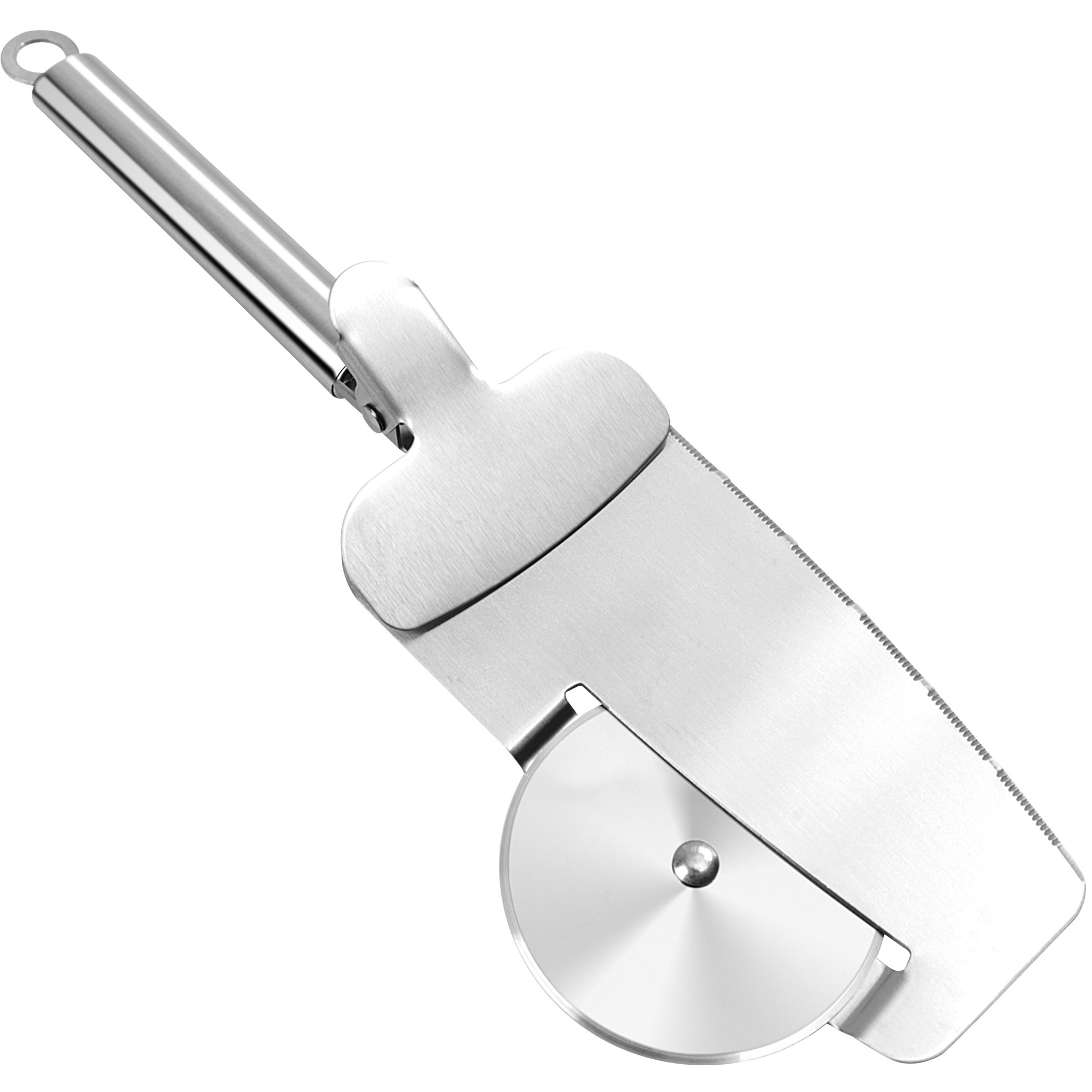 Unique Bargains 3 in 1 Pizza Cutter Wheel Sever, Pizza Cutter Stainless