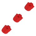 thumbnail image 2 of Minnieouse Mujeres diseño simple cuello falso niñas moda Formal chifón falso media camisa solapa desmontable accesorio de ropa punto rojo Type1 NO1, 2 of 6