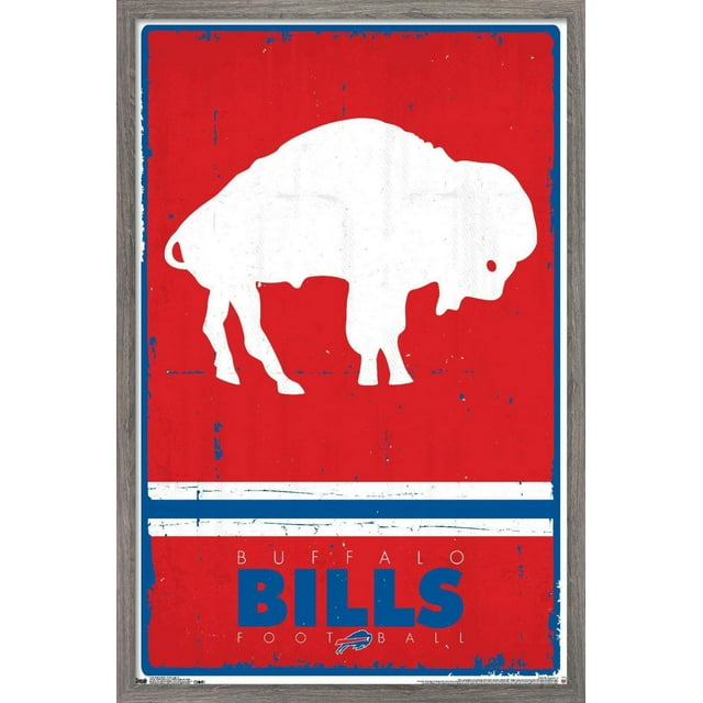 NFL Buffalo Bills - Retro Logo 15 Wall Poster, 22.375" x 34"