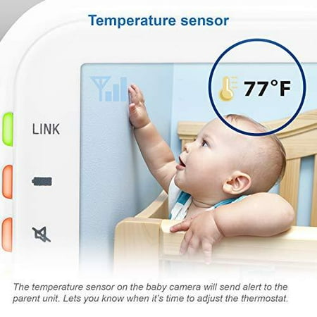 Vtech Vm3252 Moniteur Audio Video Numerique Pour Bebe Avec Capteur De Temperature 1 Compte Walmart Canada