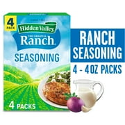 Hidden Valley Gluten Free, Keto-Friendly Original Ranch Salad Dressing & Seasoning Mix, -4 Packets