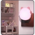 thumbnail image 3 of Light Auto Lamp Control Sensor Creative Bedroom Bedside LED Round Night Light, 3 of 7