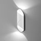 thumbnail image 1 of Aplique de pared LED rectangular para interiores de 10 W, iluminación de pared de luz blanca con linterna de luz blanca de 6000 K, lámpara de pared de metal para dormitorio, comedor, pasillo brillar Electrónica, 1 of 4