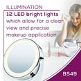 Beurer 5x Magnifying Cosmetic Vanity, Illuminated LED, Double Sided