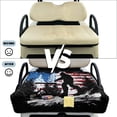 thumbnail image 6 of Yuyamidu Gorilla Golf Cart Seat Cover with Pockets American Flag Golf Cart Seat Blanket 2 Passenger Club Car Travel Sports Golf Cart Accessory Protection, 4th of July, 6 of 8
