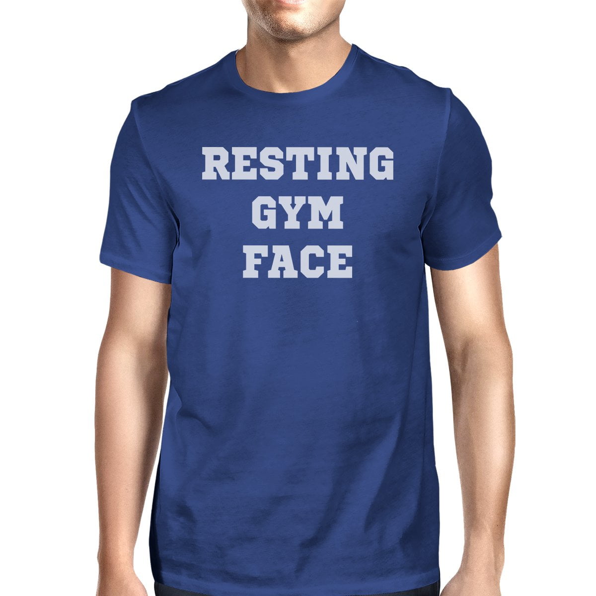 RGF Mens Royal Blue Saying T-Shirt Fitness Gym Gifts - Walmart.com