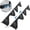 Black, variant on 2 Pack Stainless Steel Stove Gap Covers, Stove Gap Filler for Kitchen for Kitchen, Adjustable Length 13.8" to 27.5", Black