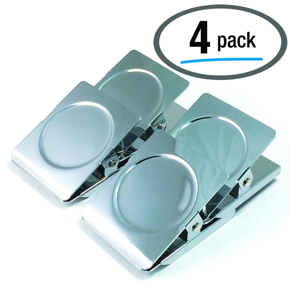 Extra Large Metal Clips, 4 Pack, by Better Office Products