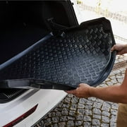 Rezaw-Plast Cargo Mat for Mitsubishi Lancer Sedan 2008 2009 2010 2011 2012 2013 2014 2015 2016 2017 – PE Trunk Liner Raised Edges Odorless Black