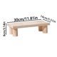 thumbnail image 4 of Taburete De Madera Pequeño Taburete Para La Cama Taburete Para La Ducha Taburete Para El Baño Taburete Cuadrado Taburete Para Acampar Taburete De Madera Para Niños, 4 of 8