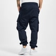 thumbnail image 4 of Men's Cargo Pants Mechanic Pants with Memory Thick Baggy Cargo Men 13 1 Tie with Men's Outdoor Zip Pant Men All Season Fit Pant Casual All Solid Color Pocket Trouser Navy S, 4 of 7