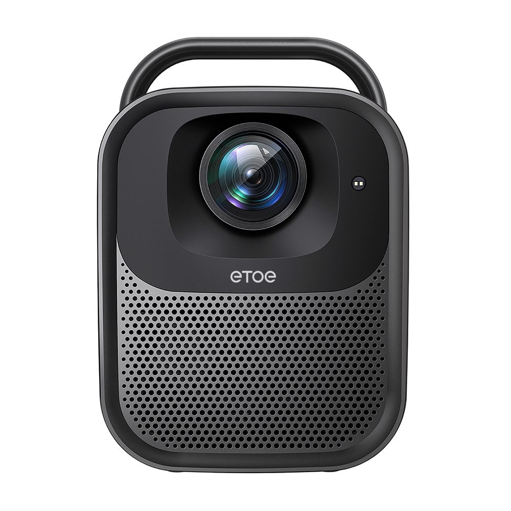 Projector with 1300 ANSI Lumen, Native 1080P, Built-in Google TV, Auto Focus & Auto Keystone Correction, 2*10W Speakers – US Plug--ETOE Seal Pro