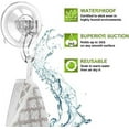 thumbnail image 2 of Shower Suction Hooks - 2 Pack Suction Hooks Removable and Reusable Heavy Duty Vacuum Suction Cup Hooks Waterproof and No Drilling for Towel Bathrobe Loofah Bathroom & Kitchen, 2 of 5