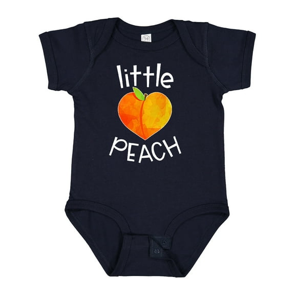 Inktastic Little Peach Cute Heart Shaped Peach Boys or Girls Baby Bodysuit