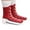 Red, variant on Ashirexll Warm Socks for Women, Womens Ankle Socks, Fashion Fall Winter Canvas Shoe Print Warm Mid Length