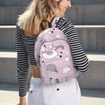 thumbnail image 7 of Balery Llama Unicorn and Rainbow Vintage Canvas Backpack for Men and Women - Large Capacity, Durable Travel Laptop Bag for School, Work, Hiking, and Outdoor Activities, 7 of 7