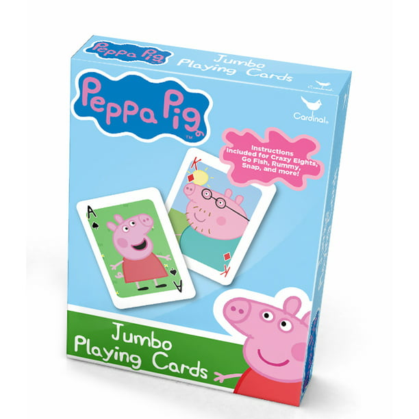 Peppa pig playing cards