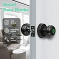 thumbnail image 4 of GEEKSMART Black Smart Door Knob, Stainless Steel, 4 of 8