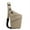 卡其色左肩, variant on Brown Left Shoulder Close-Fitting Backpack