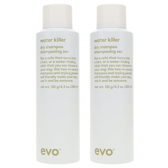 EVO Water Killer Seco Shampoo 4.3 oz 2 Pack EVO EVO Water Killer Seco Shampoo 4.3 oz 2 Pack