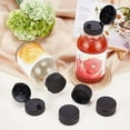 thumbnail image 5 of 24pcs Caps 38-400 Black Flip Top Caps With 7.6mm Orifice Round Ribbed Snap Closures Caps Replacement Flip-Top Dispensing Caps Reusable Plastic Bottle Cap Inner Diameter 37.5mm, 5 of 9