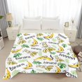 thumbnail image 4 of Yibo Funny Banana Throw Blanket Banana Print Gift for Kids Soft Warm Lightweight Plush Fruit Quilt for Bed Sofa Couch Car Room Decoration for Child, 4 of 9