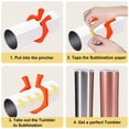 thumbnail image 6 of Sublimation Tumblers Pinch Prevent the Roller from Falling Off Tool for Tumbler Sublimation Accessories  Pink, 6 of 8