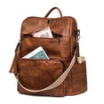 thumbnail image 5 of Laptop Backpack For Women Men,Leather Travel Backpack 15.6 Inch Work Computer Bags For Business College, 5 of 9