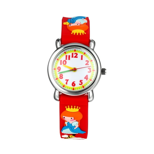 Kids Watches 3D Cute Cartoon Waterproof Silicone Children Toddler Wrist  Watch Time Teacher Birthday Gift for 3-12 Year Boys Girls Little Child -  