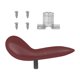thumbnail image 3 of Soporte para reposamanos de fagot Soporte para sillín de mano para fagot con 4 tornillos originales Reposapiés para el Soporte para, 3 of 9