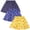 Yellow+Blue+Black, variant on 3 Pack Skirts for Girls Kids, Floral Cake Skirt, 3-10Y