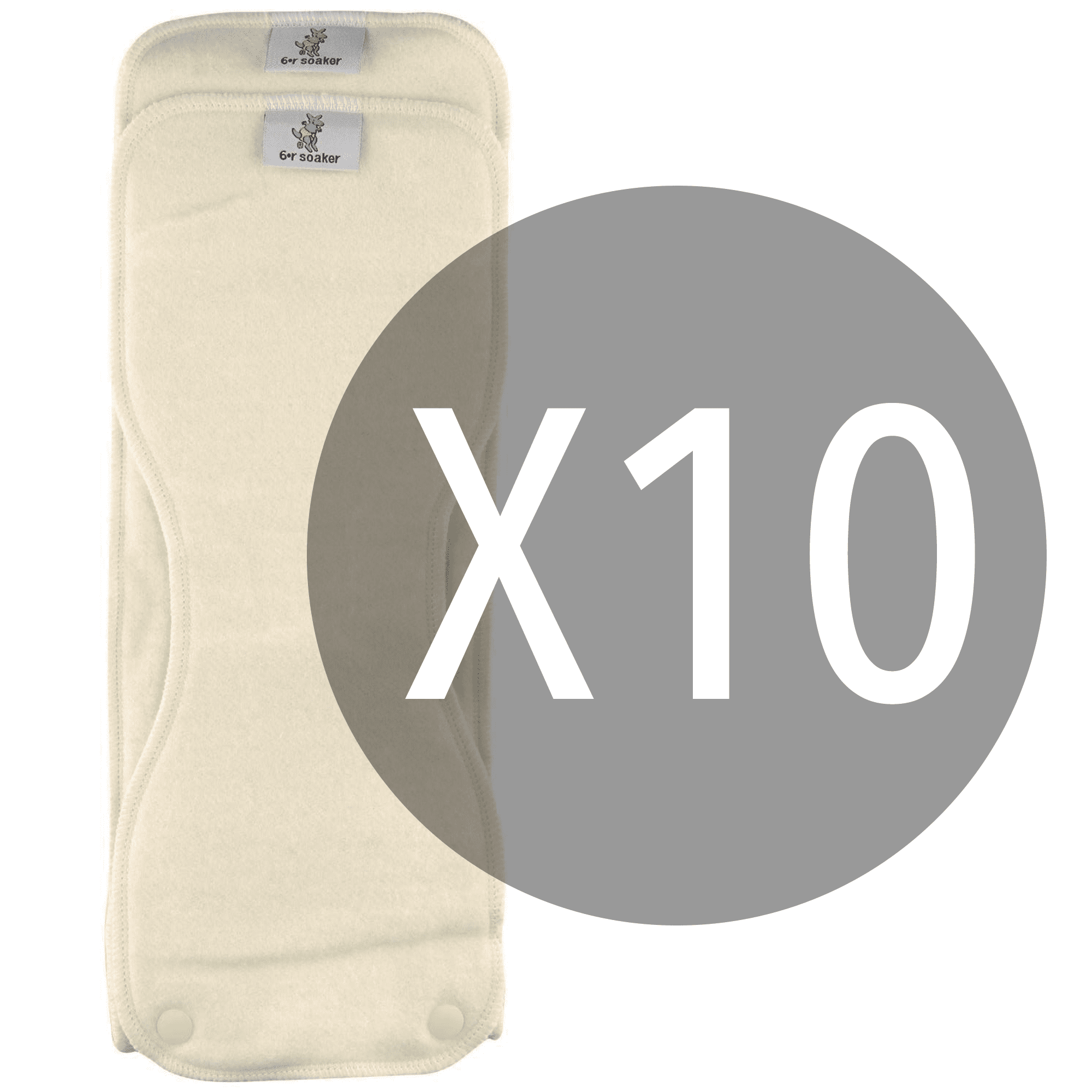 Kanga Care Rumparooz 10 Pack Hemp 6R Soaker