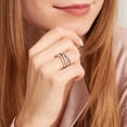 thumbnail image 3 of Dash Jewel Elegant 1.8 Ct Round Cut Lab-Created Simulated Diamond Cuban Chain Ring - 14K White Gold Plated - Stunning Engagement Band for Women - Great Gift for Weddings- Anniversary and Proposal, 3 of 3
