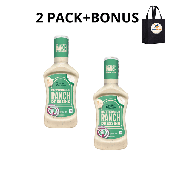 Tuscan Garden Buttermilk Ranch Dressing 16 oz, 2 PK Bonus