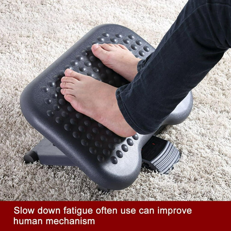 Foot Rest Under Desk Adjustable Height Office Ergonomic Portable Comfort US